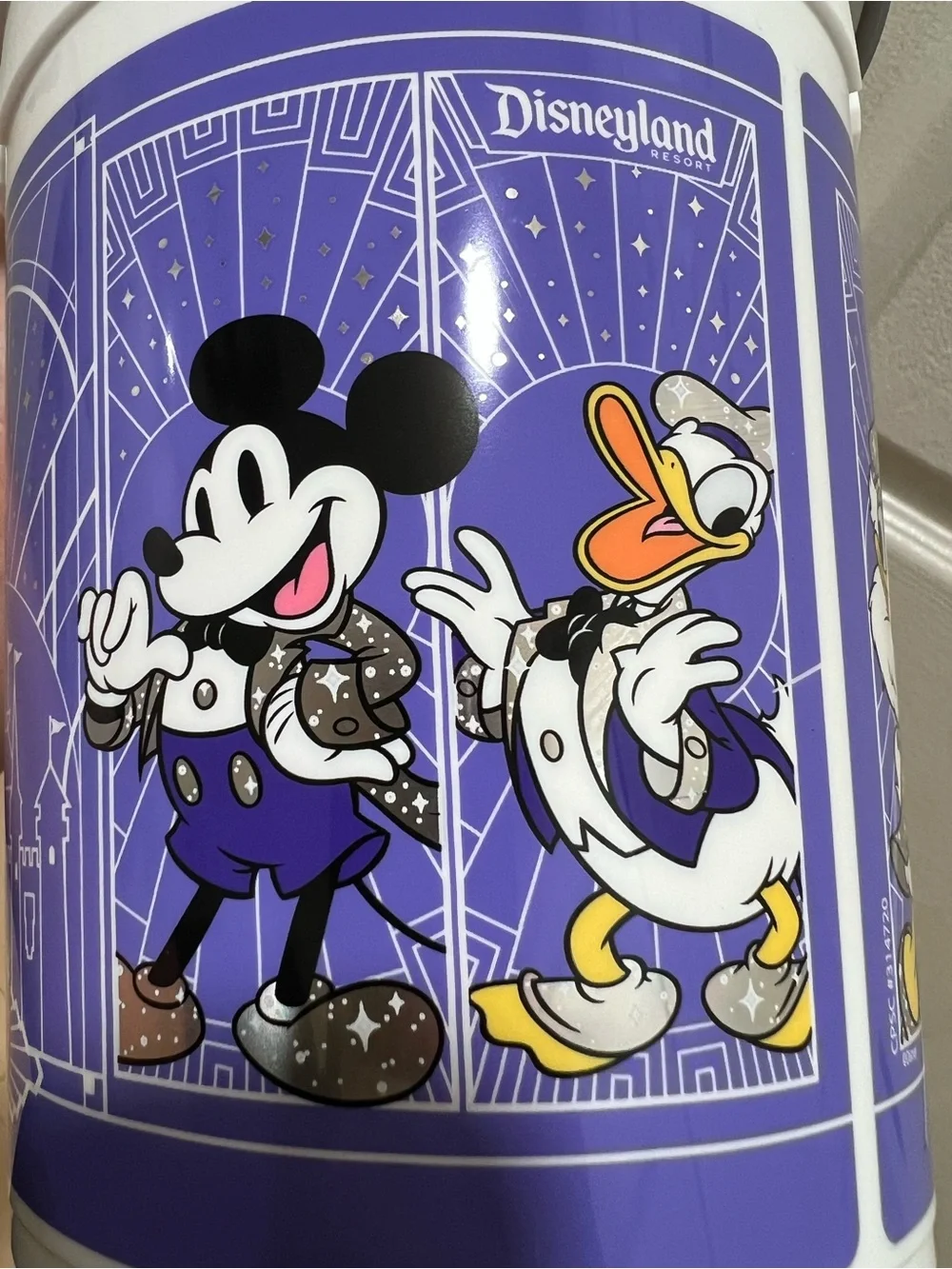 ✨Disney 100 Years of Wonder Souvenir Popcorn Bucket 2023✨ Purple/White/Silver